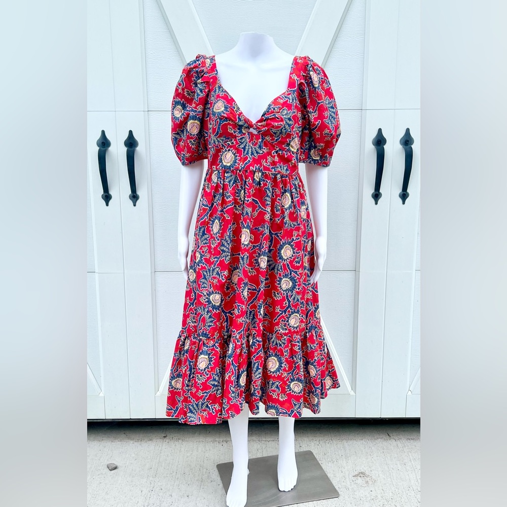 House of Harlow 1960 Red Floral Maxi Dress